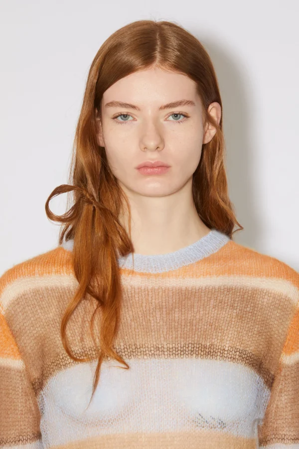 Gestreifter Pullover Aus Mohair>Acne Studios Online