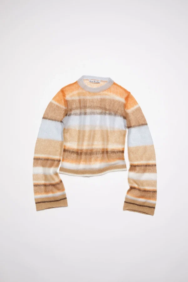 Gestreifter Pullover Aus Mohair>Acne Studios Online