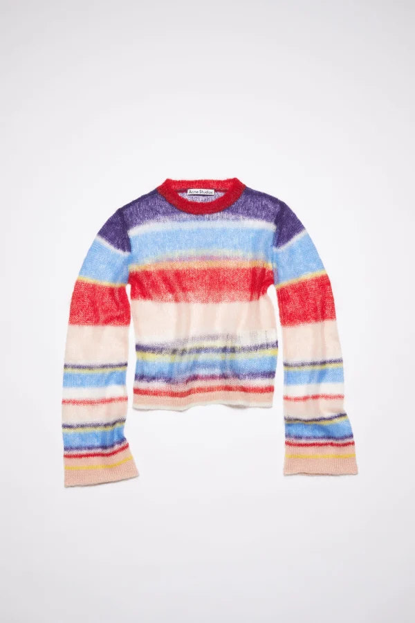 Gestreifter Pullover Aus Mohair>Acne Studios Clearance