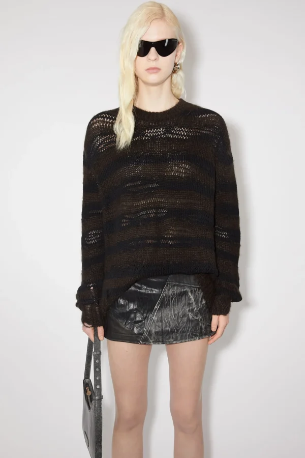 Gestreifter Pullover Im Used-Look>Acne Studios Online