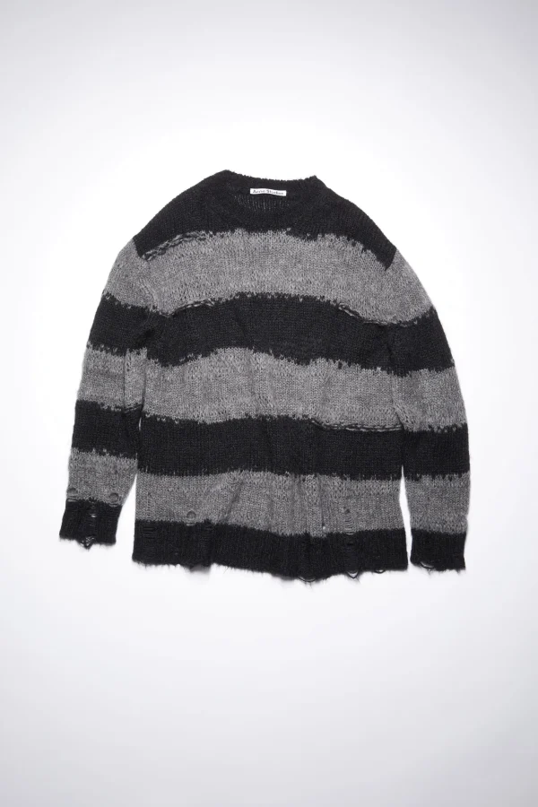 Gestreifter Pullover Im Used-Look>Acne Studios Store