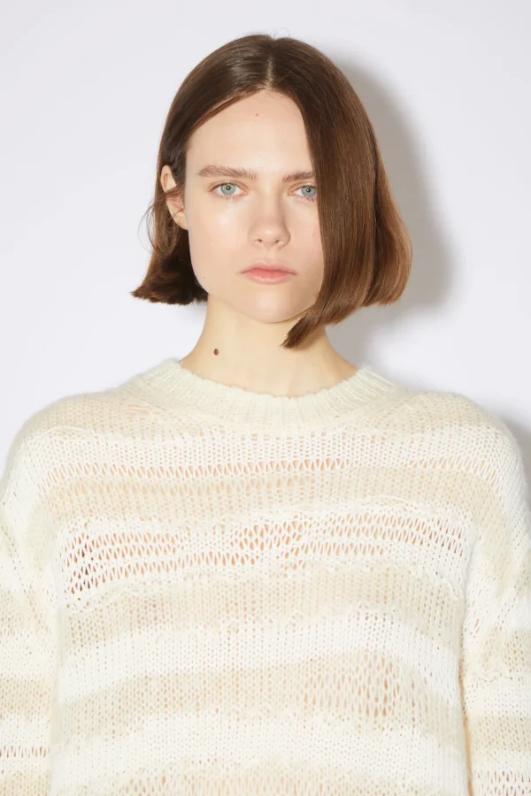 Gestreifter Pullover Im Used-Look>Acne Studios Sale