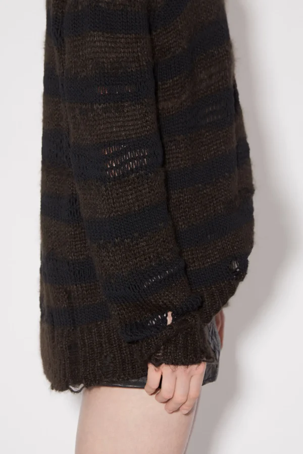 Gestreifter Pullover Im Used-Look>Acne Studios Online