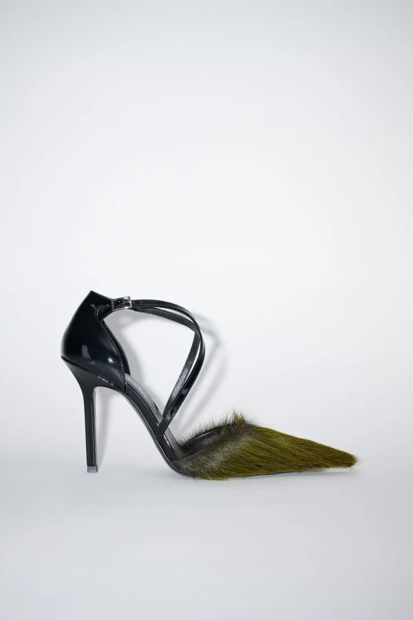 Hairy Leather Heeled Pumps>Acne Studios Best