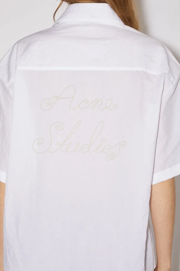 Hemd Mit Knopfleiste Und Stickerei>Acne Studios Sale