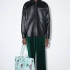 Hemdjacke Aus Leder>Acne Studios Fashion