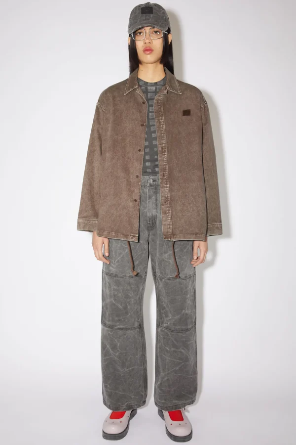 Hemdjacke Mit Face-Aufnaher>Acne Studios Discount