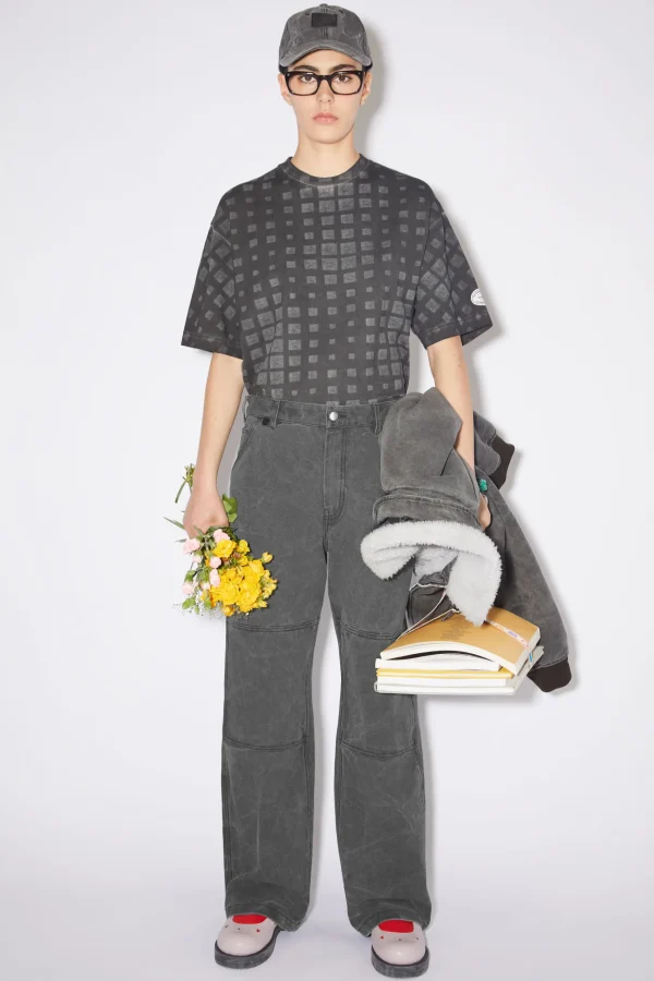 Hose Aus Baumwoll-Canvas>Acne Studios New