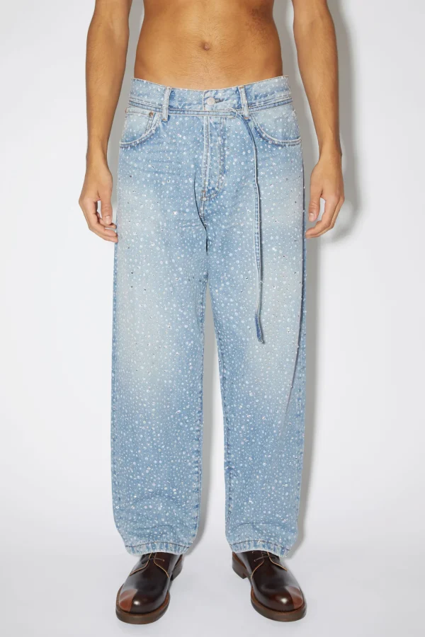 Jeans In Lockerer Passform – 1991 Toj Mit Strass>Acne Studios Store