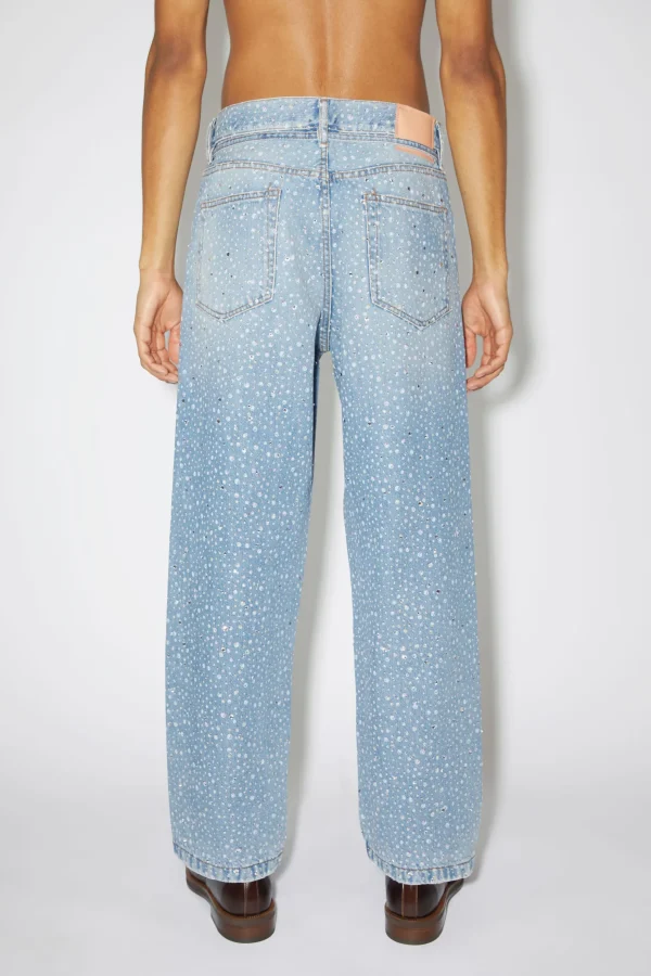 Jeans In Lockerer Passform – 1991 Toj Mit Strass>Acne Studios Store