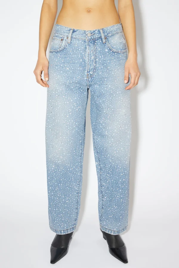 Jeans In Lockerer Passform – 1991 Toj Mit Strass>Acne Studios Online