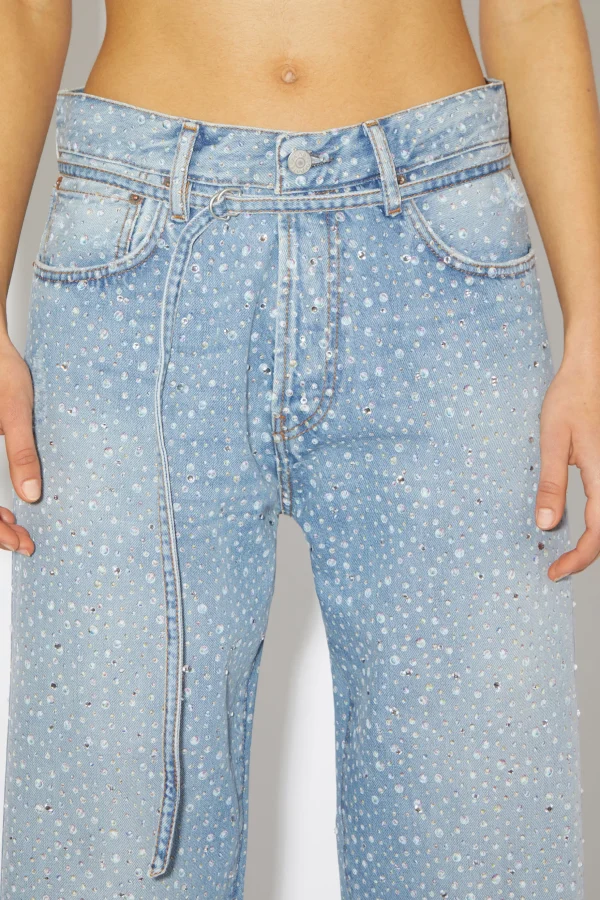 Jeans In Lockerer Passform – 1991 Toj Mit Strass>Acne Studios Online