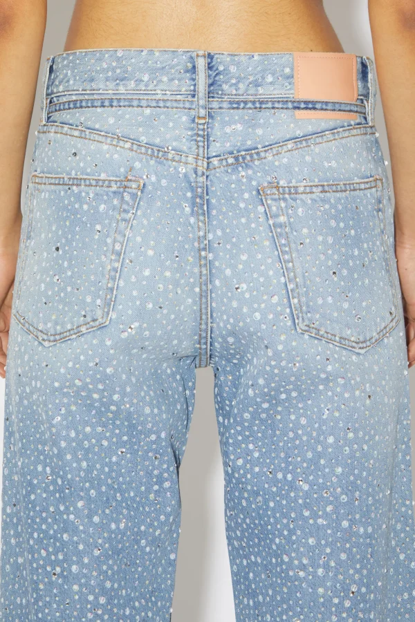 Jeans In Lockerer Passform – 1991 Toj Mit Strass>Acne Studios Online