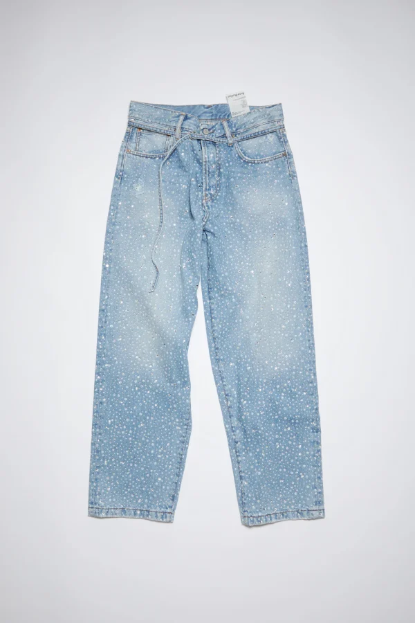 Jeans In Lockerer Passform – 1991 Toj Mit Strass>Acne Studios Online