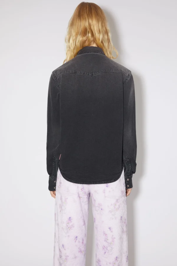 Jeanshemd Mit Knopfleiste>Acne Studios Flash Sale