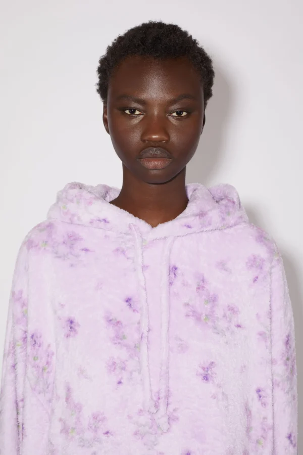 Kapuzen-Sweatshirt Aus Teddy-Stoff>Acne Studios Shop