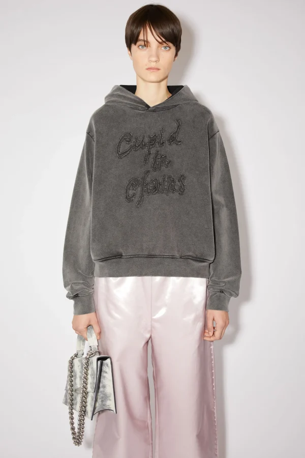 Kapuzen-Sweatshirt Mit Grafik>Acne Studios Best Sale