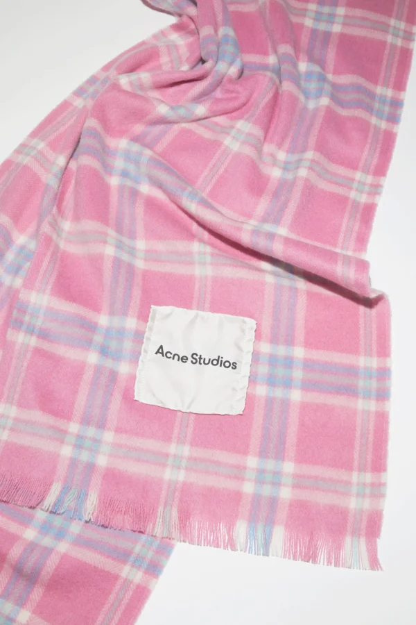 Karierter Schal Aus Kaschmir>Acne Studios Best