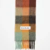 Karierter Schal Aus Mohair>Acne Studios Fashion