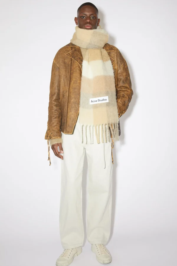 Karierter Schal Aus Mohair>Acne Studios Online