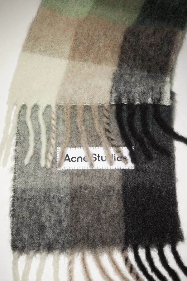 Karierter Schal Aus Mohair>Acne Studios New