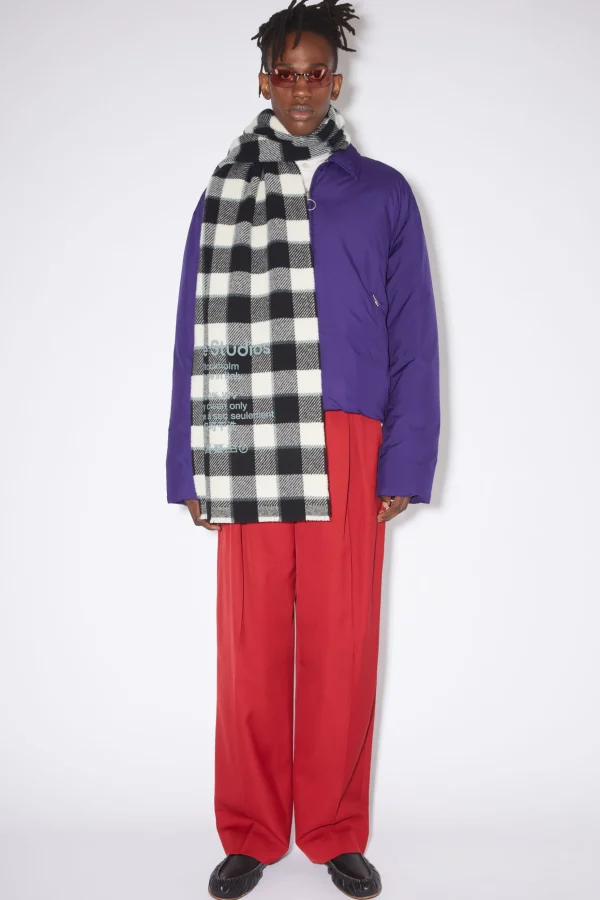 Karierter Wollschal>Acne Studios Shop