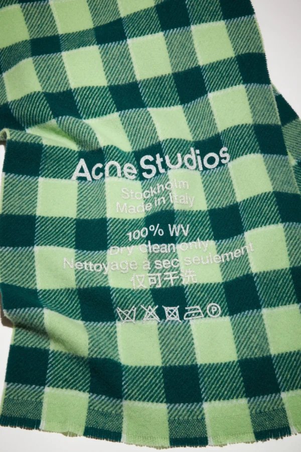 Karierter Wollschal>Acne Studios Outlet