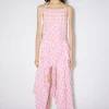 Kleid Mit Gingham-Muster Und Schleife>Acne Studios Shop