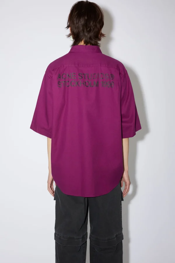 Kurzarmliges Hemd Mit Knopfleiste>Acne Studios Cheap