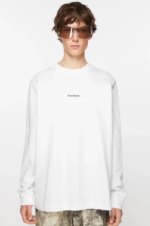 Langarmliges Logo-T-Shirt>Acne Studios New