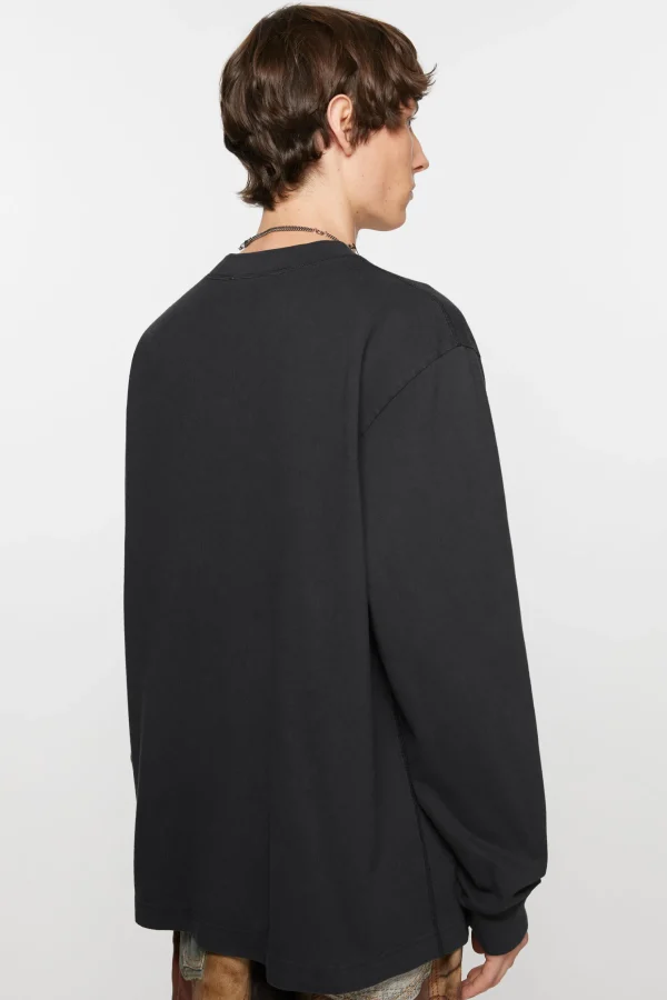 Langarmliges Logo-T-Shirt>Acne Studios Online