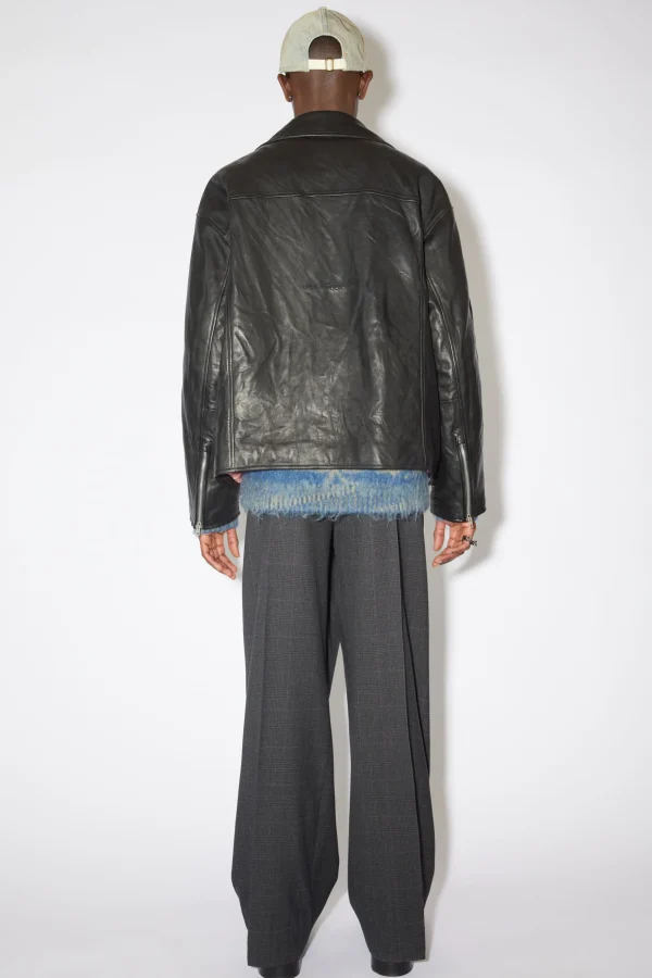 Lederjacke Im Used-Look>Acne Studios Cheap