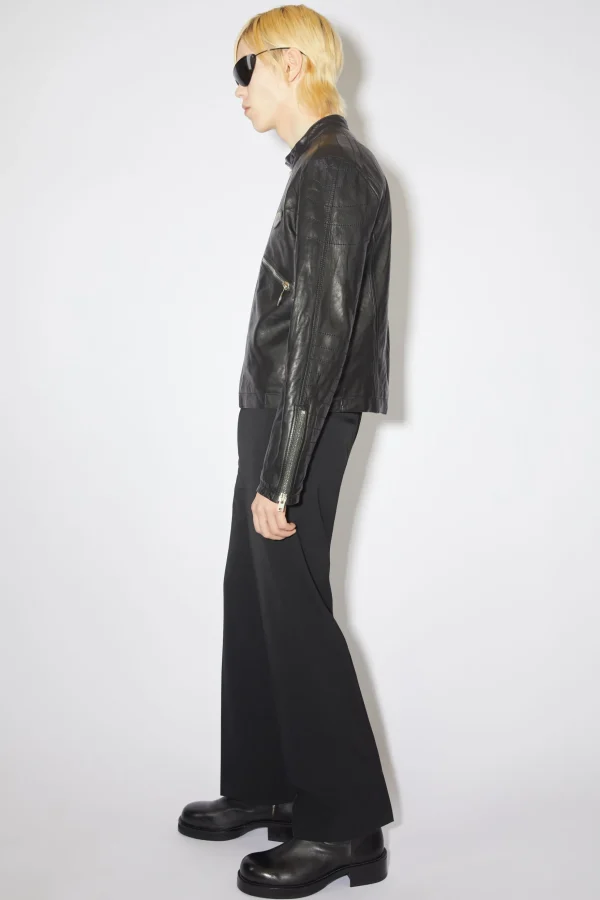 Lederjacke Im Used-Look>Acne Studios Clearance