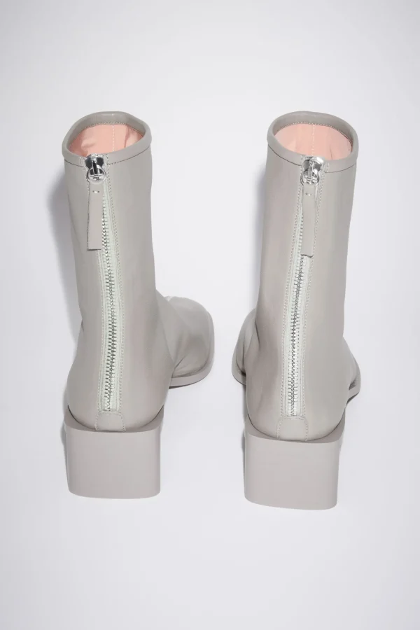 Lederstiefel Mit Logo>Acne Studios Cheap