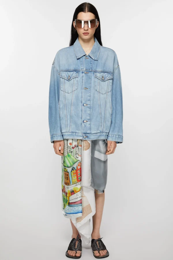 Lockere Denimjacke>Acne Studios Shop