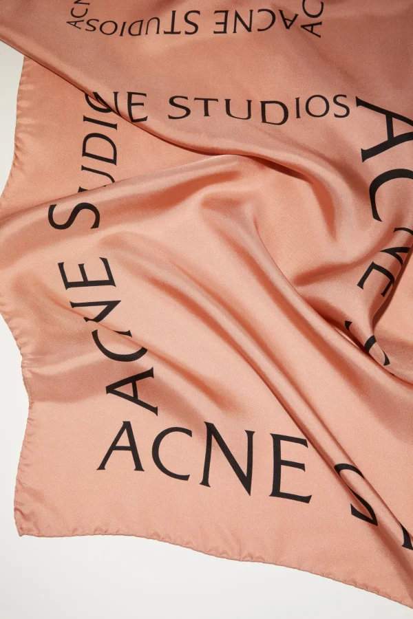 Logo-Halstuch Aus Seide – Medium>Acne Studios Best Sale