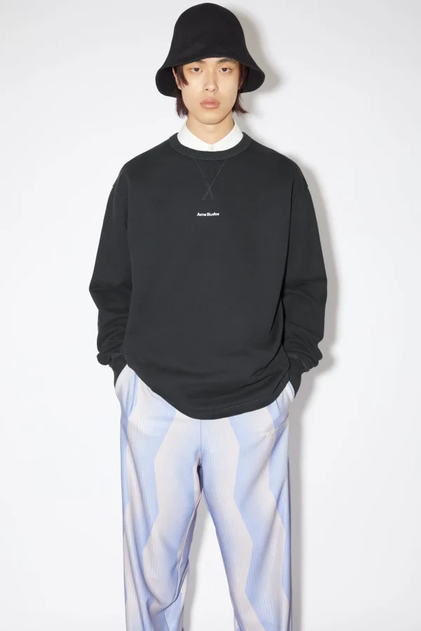 Logo-Pullover Mit Rundhalsausschnitt>Acne Studios Best Sale