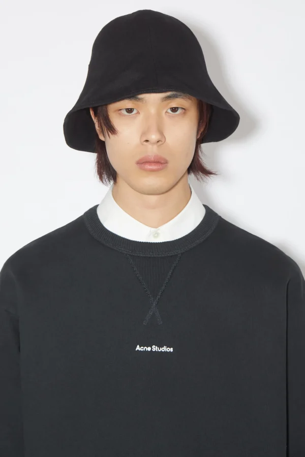 Logo-Pullover Mit Rundhalsausschnitt>Acne Studios Best Sale