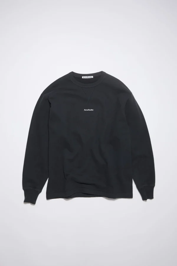 Logo-Pullover Mit Rundhalsausschnitt>Acne Studios Best Sale