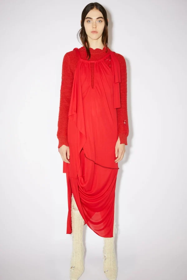 Neckholder-Kleid Mit Geknoteten Tragern>Acne Studios Clearance