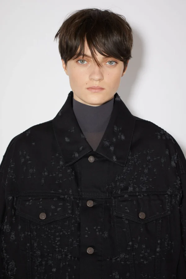 Oversize-Denimjacke Im Used-Look – Morris>Acne Studios Best Sale