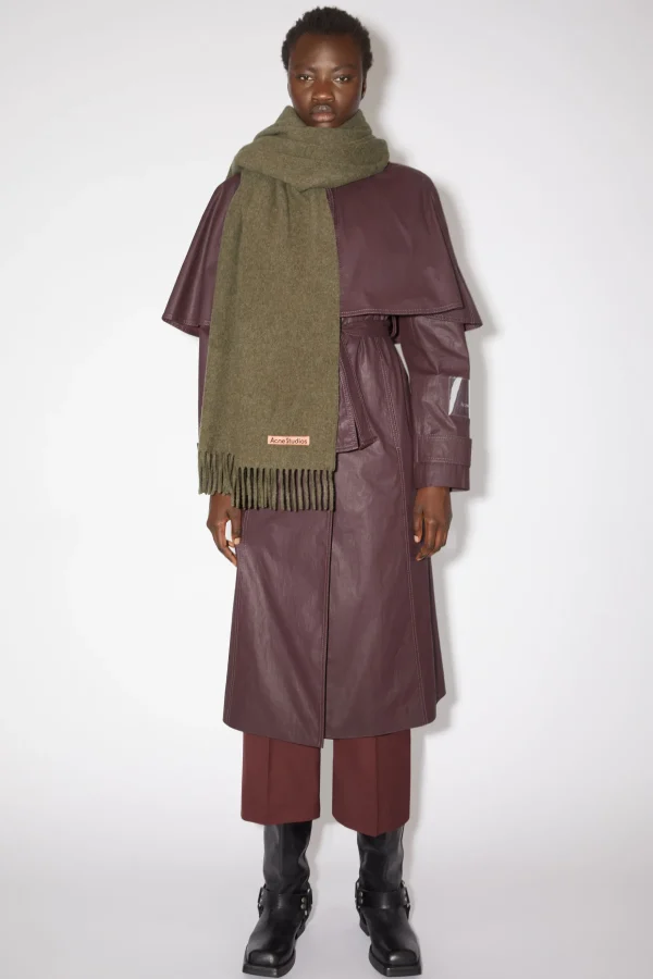 Oversized-Wollschal Mit Fransen>Acne Studios Fashion