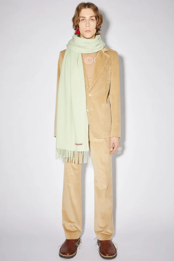 Oversized-Wollschal Mit Fransen>Acne Studios Shop