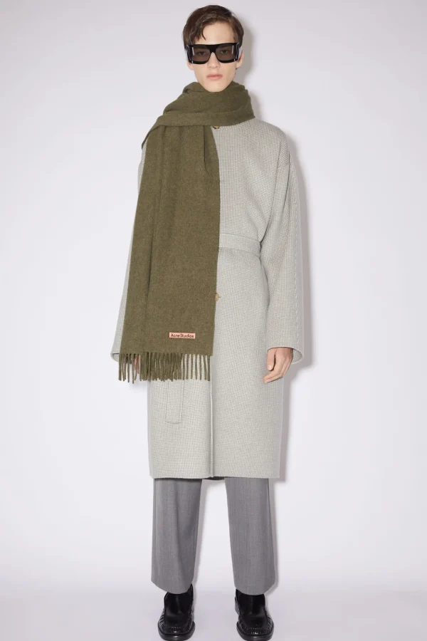 Oversized-Wollschal Mit Fransen>Acne Studios Fashion