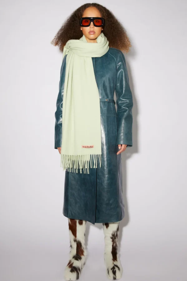 Oversized-Wollschal Mit Fransen>Acne Studios Shop