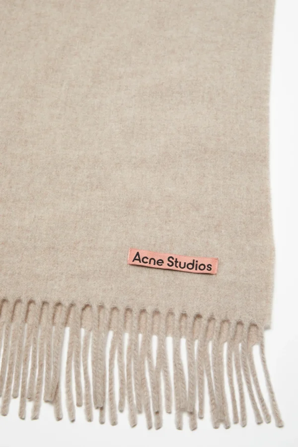 Oversized-Wollschal Mit Fransen>Acne Studios Best Sale