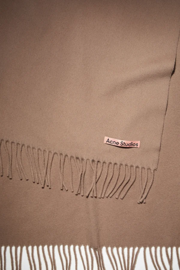 Oversized-Wollschal Mit Fransen>Acne Studios Outlet