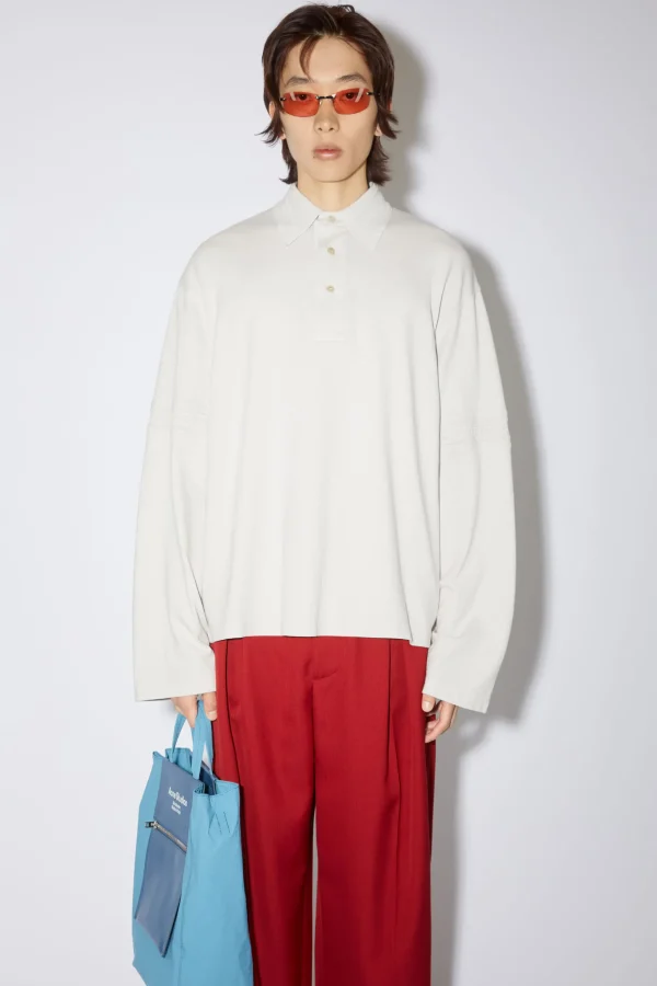 Polohemd Mit Logo-Tape>Acne Studios Shop