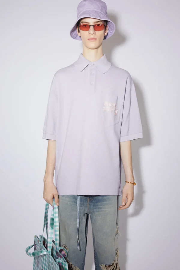 Polo-T-Shirt Mit Logo>Acne Studios Best