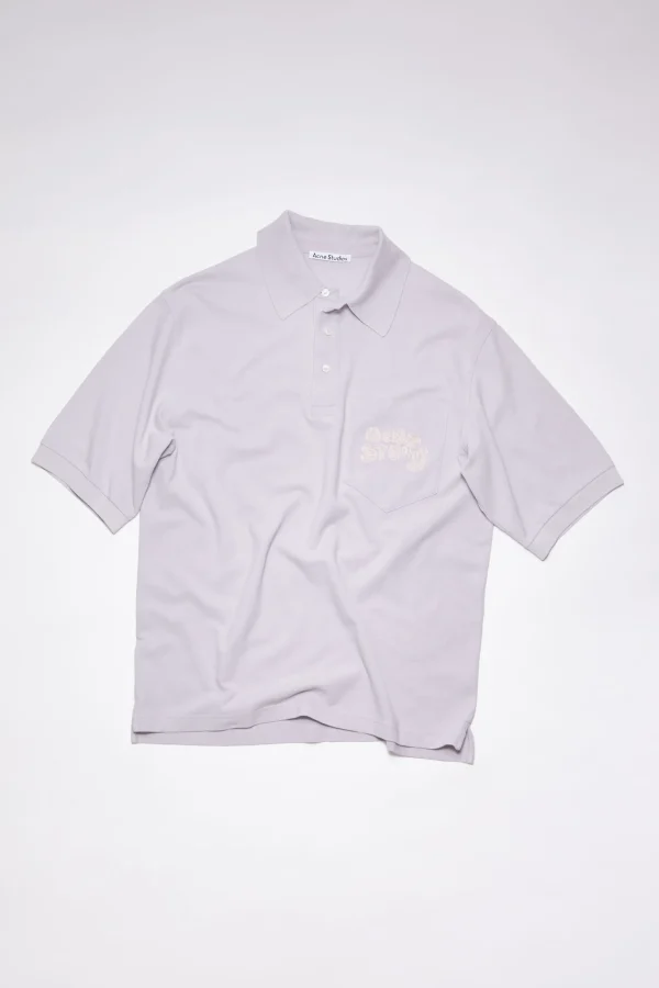 Polo-T-Shirt Mit Logo>Acne Studios Best